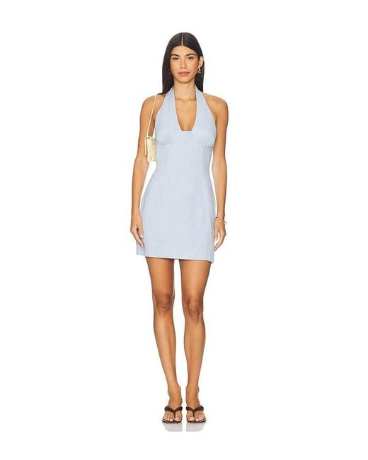Seven Wonders Blue Tanzia Mini Dress