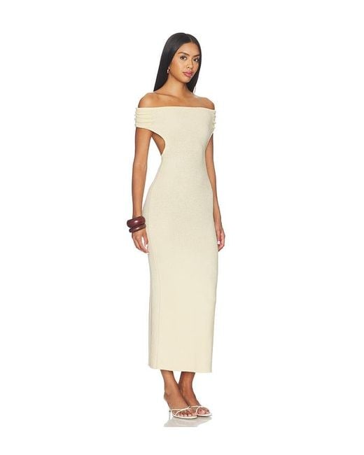 Lovers + Friends White Claudie Off Shoulder Dress