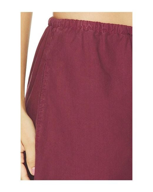 Leset Red Kyoto Drawstring Pant