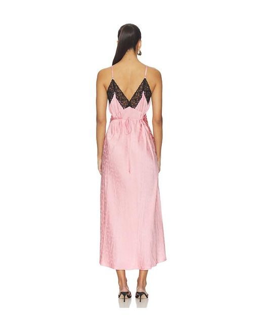Rixo Pink Kleid Alberta