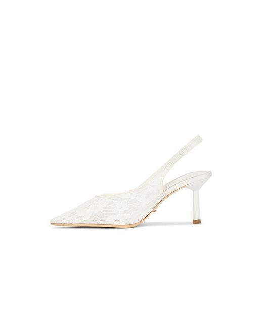 Tony Bianco White Breeze Slingback Pump