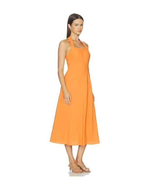 Elodie the Label Orange Ozara Dress