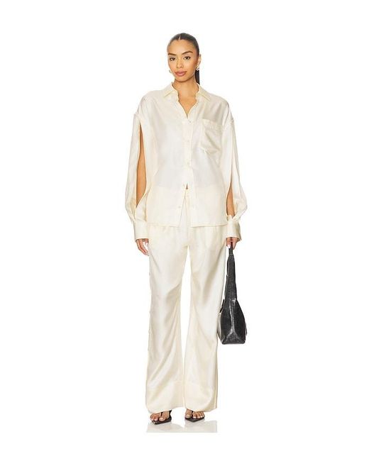 Alexander Wang Natural Button Up Shirt