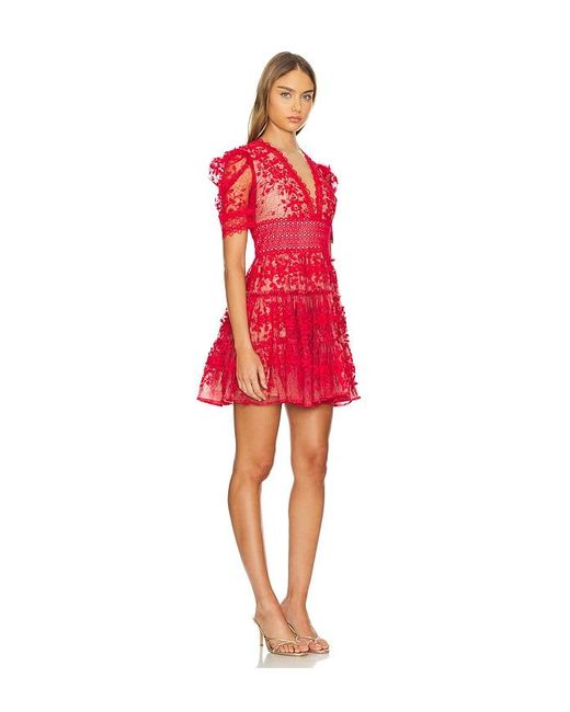 Minivestido Megan En Color Rojo Talla (También En S) Bronx and Banco de color Red