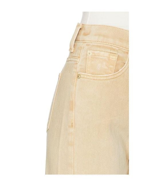 7 For All Mankind Natural Twisted Inseamtess Trouser Jeans