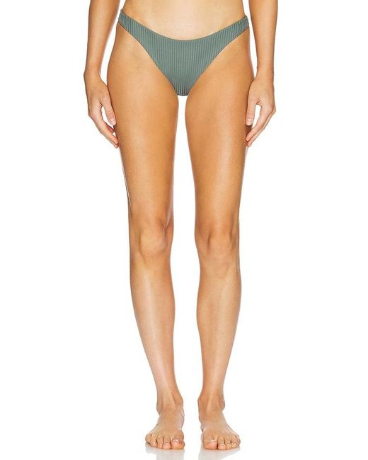 Vitamin A Blue California High Leg Bikini Bottom