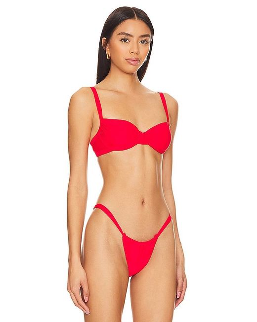 superdown Red Chiara Bikini Top