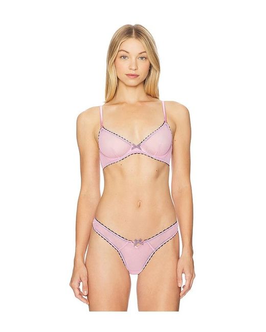 Fleur du Mal Multicolor Sabrina Mesh Demi Bra