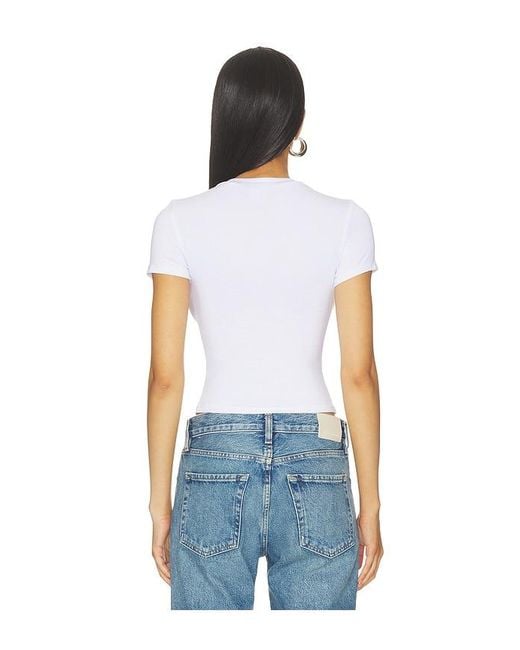 ALL THE WAYS White Abby Tee