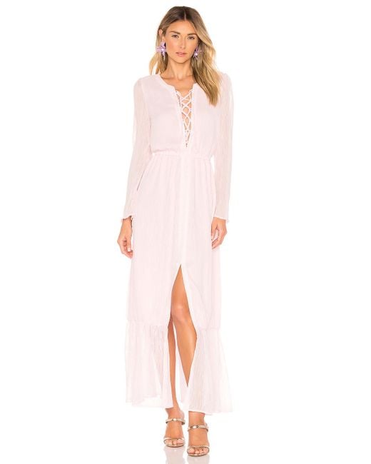 House of Harlow 1960 Chiffon X Revolve Hannah Maxi in Pink - Lyst