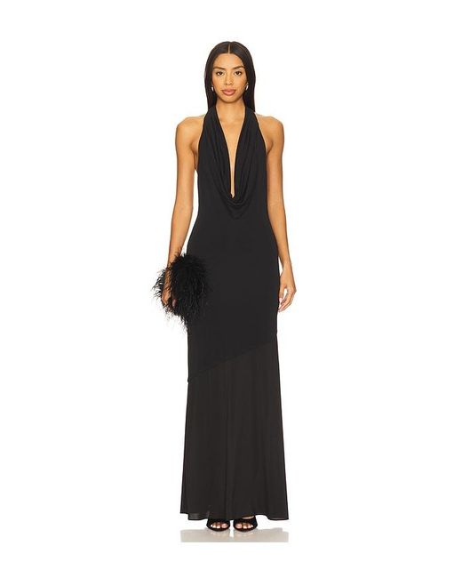 Alice + Olivia Dani ミディ丈ドレス Black