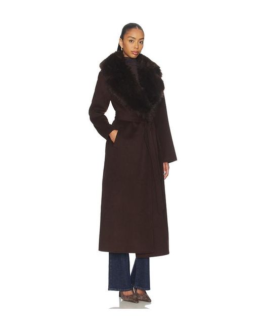 LoveShackFancy Black Kenzia Coat