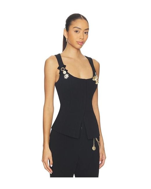 Cinq À Sept Black Aliana Vest