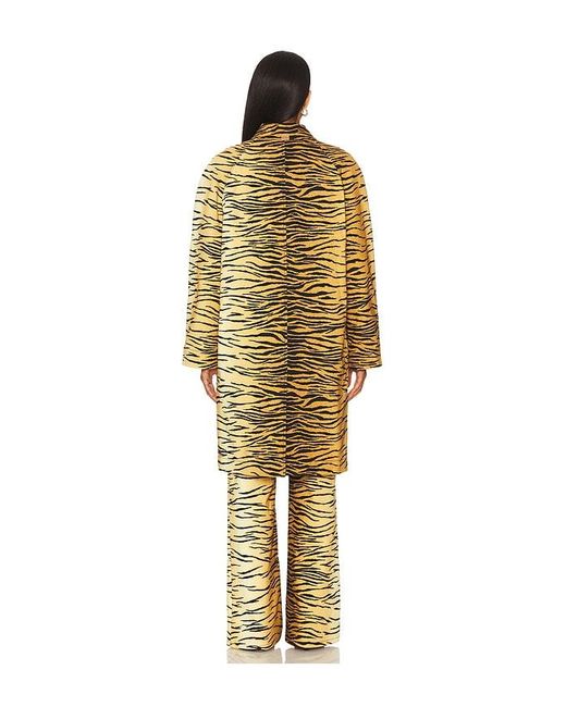 Moschino Multicolor Tiger Stripes Long Jacket