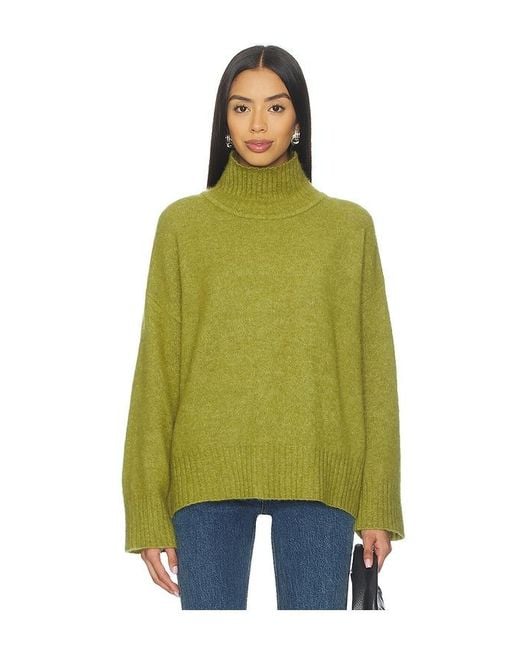 American Vintage Green Vito Turtleneck Sweater