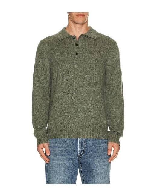 Declan Rugby Polo En Color Militar Talla (También En L, S, Xl/1X) Rag & Bone de hombre de color Green
