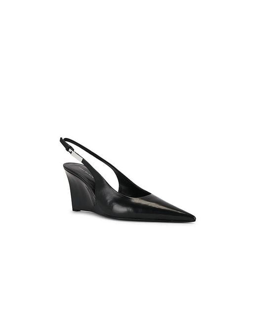 Tory Burch Black Gigi Slingback Wedge Pump