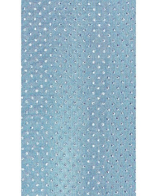 Ronny Kobo Blue Ballari Knit Dress