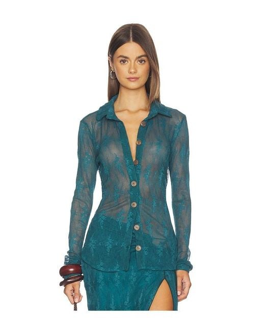 AZULU Blue Mallik Shirt