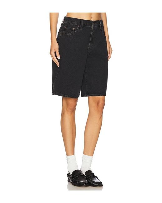 Levi's Black Baggy Dad Jort