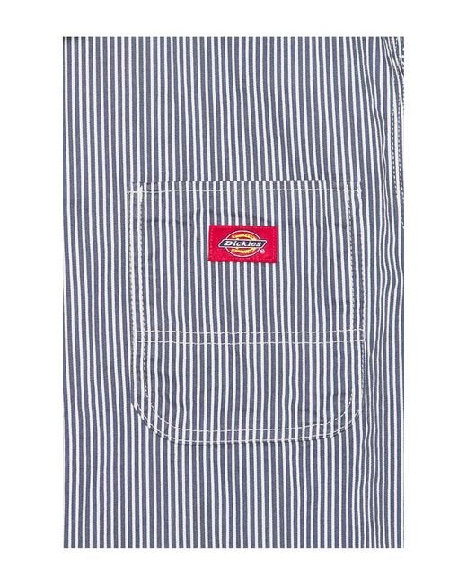 Dickies Gray Hickory Long Sleeve Work Shirt for men
