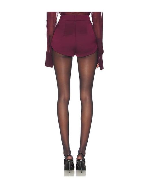 Sans Faff Purple X Revolve Satin Hot Pants
