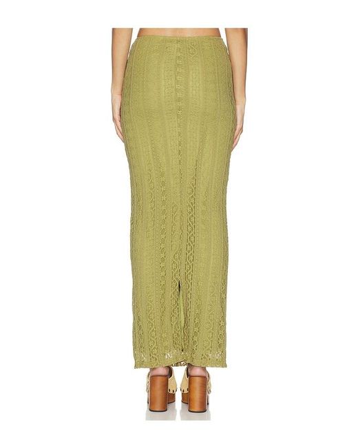 MORE TO COME Green Lali Maxi Skirt Set