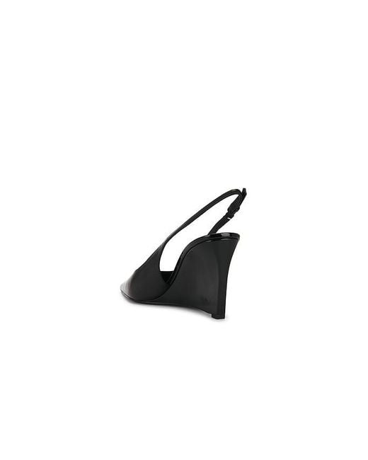 Tory Burch Black Gigi Slingback Wedge Pump