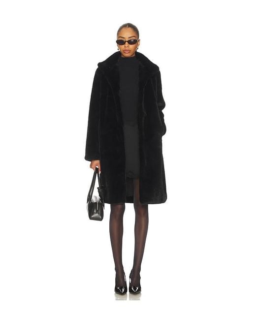 Unreal Fur Black Raven Coat