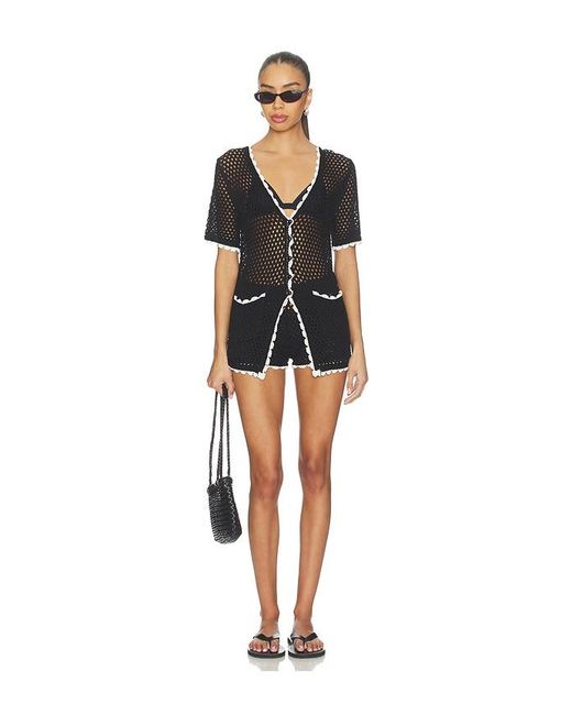 superdown Black Brisa Short