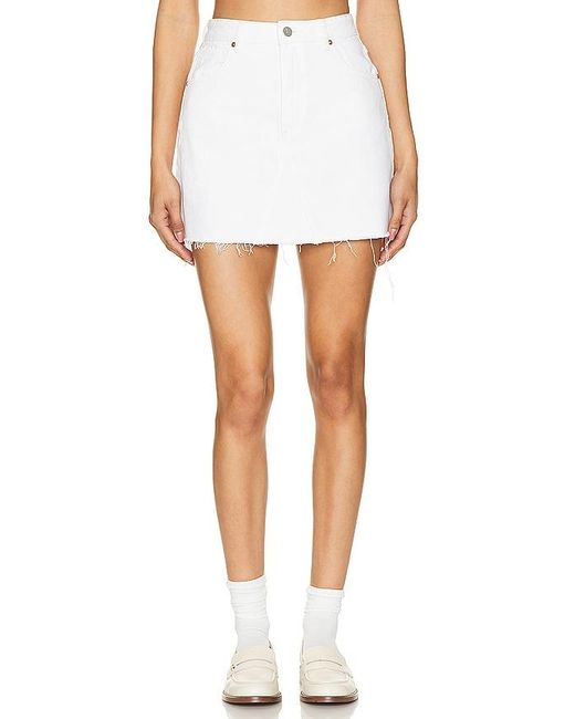 A.Brand White Aline Skirt