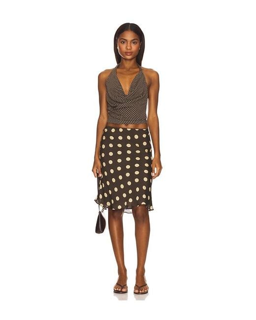 With Jean Black Penny Skirt