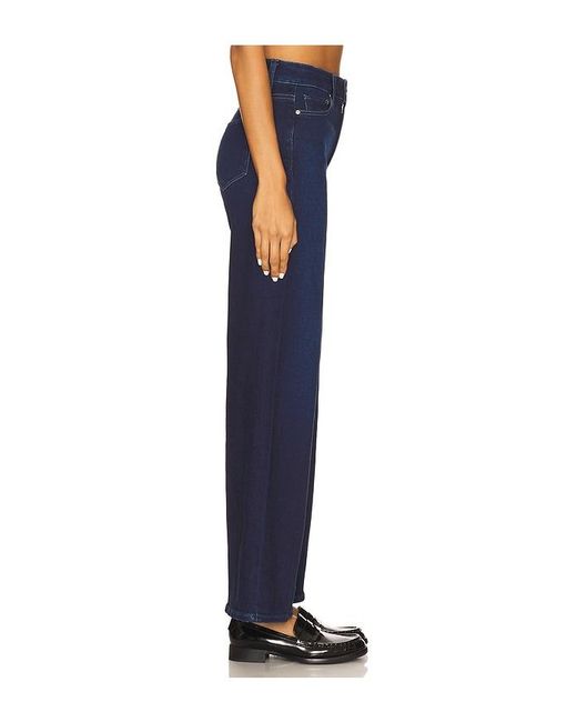 PAIGE Blue Anessa Wide Leg Jeans