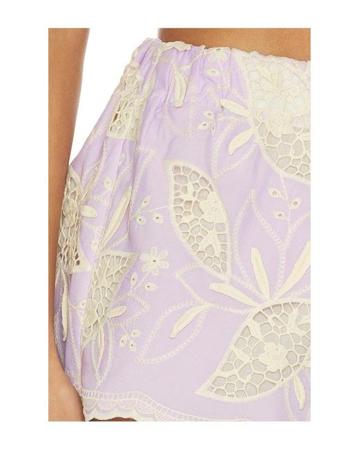 Siedres White Shol Short