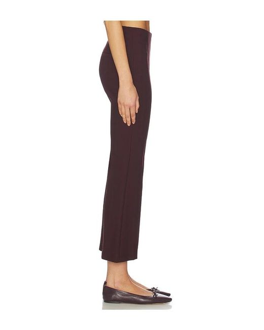 Vince Red Mid Rise Pintuck Crop Flare Pant