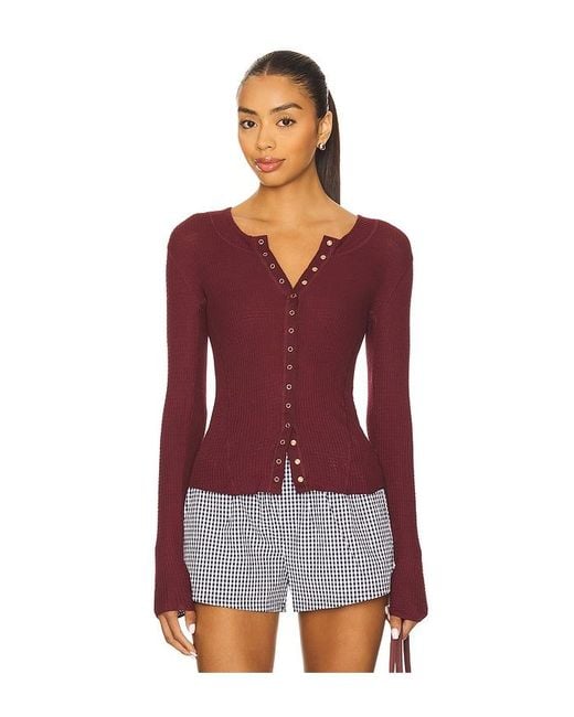 Free People Red X Intimately Fp Going Places Cardi