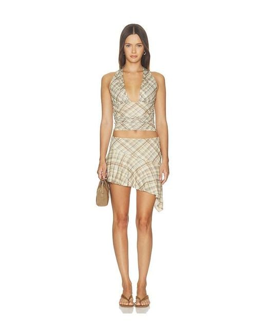 Madison The Label Natural Agnes Skirt