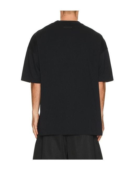 Fear Of God Black 90's Short Sleeve Tee for men