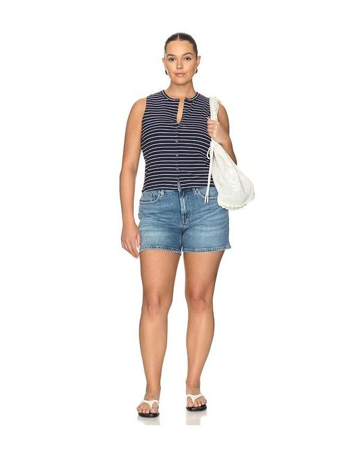GOOD AMERICAN Blue Good Everyday Shorts