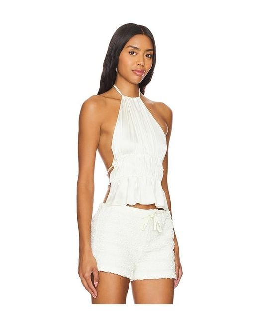 Lioness White Legacy Halter Top