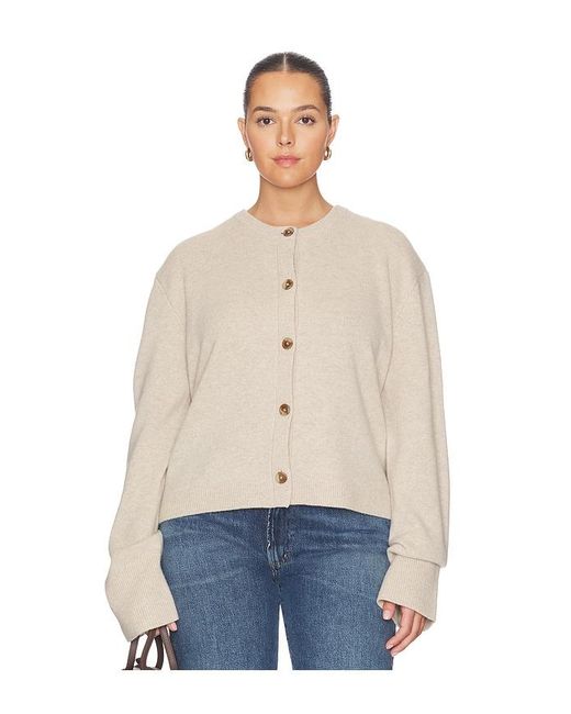 L'academie Natural Allegria Faux Fur Cardigan