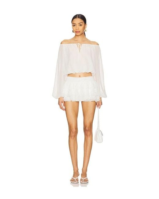 Amanda Uprichard White Dallas Top