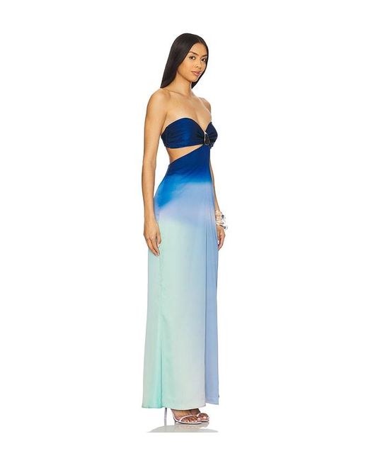 Vestido Voila En Color Royal Talla En Baobab de color Blue