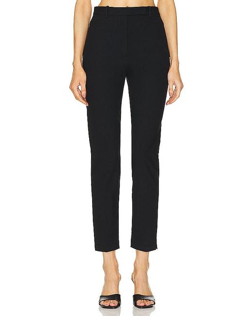 Theory Black High Waisted Taper Pant