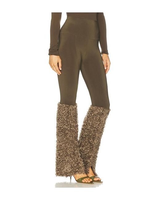 Norma Kamali Multicolor Curly Spat Legging
