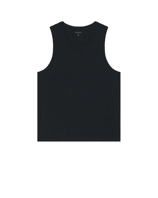 AllSaints Black Madison Tank for men