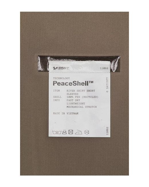 Satisfy Peaceshell River Shirt Short Sleeves in Multicolor für Herren
