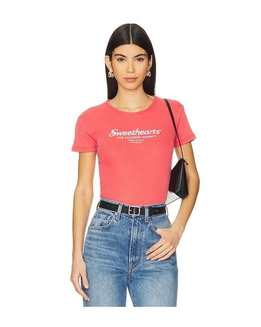 The Laundry Room Sweethearts Official Tm Baby Tee Red