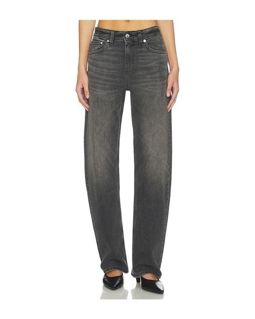 EB DENIM Gray Alida Loose Bowed