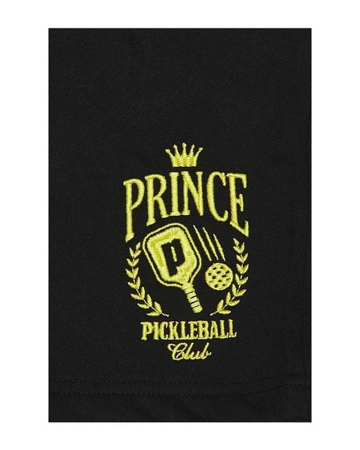 Prince Tennis Black Brushed Fleece Short for men